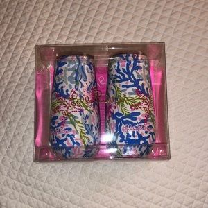 Lilly Pulitzer Champagne Tumblers